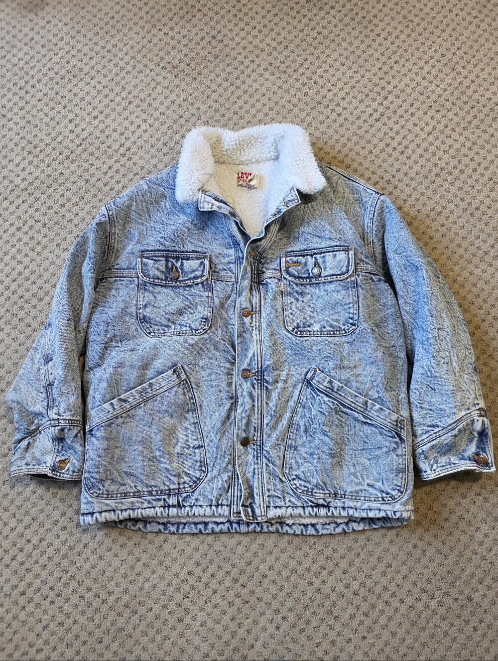 Vintage Levi's Sherpa Lined Denim Jacket